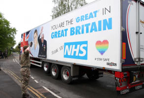 Captain Tom Moore cheers as he watches 100th birthday flypast after raising £30m for NHS and being promoted to Colonel