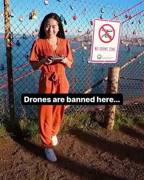 Creative footage without the use of drones