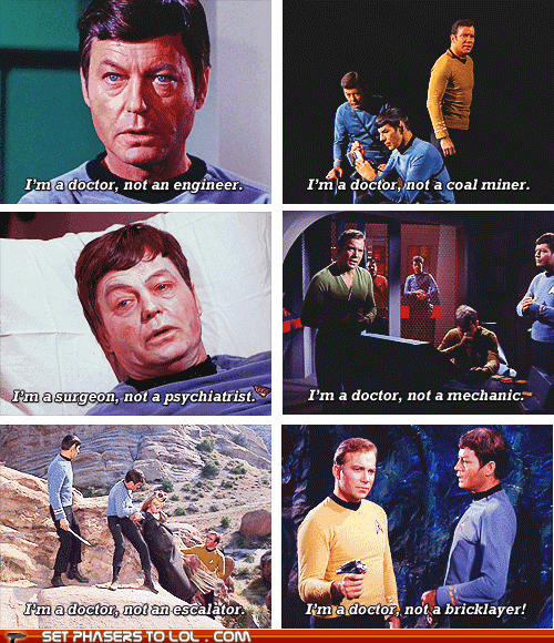 What are you, Bones?