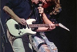 Def Leppard by Art Meripol.  Barton Coliseum, Little Rock. #DefLeppard #British #PhilCollen #JoeElliot www.RockPaperPhot...