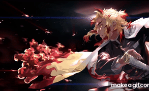Demon Slayer Kyojuro Rengoku Live Wallpaper HD on Make a GIF