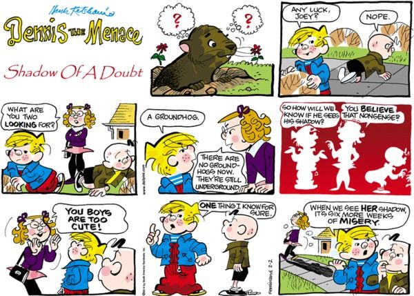 Dennis the Menace Cartoon for Feb/02/2014