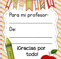 Descargable gratis - Etiquetas para regalo, Día del Maestro