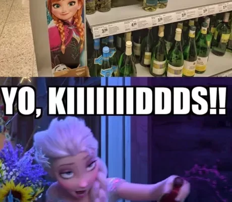 Elsa stop it, you’re drunk - 9GAG