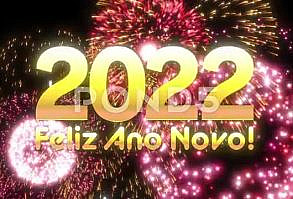 New Year's greetings in Portuguese. Fireworks in the background. Video celebrating the New Year.#Portugal #Brazil #Africa #South America #Portuguese
