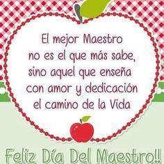 Feliz dia del Maestro | Ichistesgratis.com