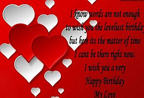 Happy birthday my love