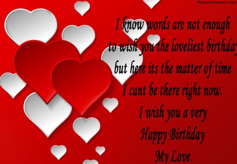 Happy birthday my love