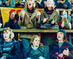 Well done Dragon!! //Harry Potter and the year the twins looked hot as hell with their long hair ♥♥