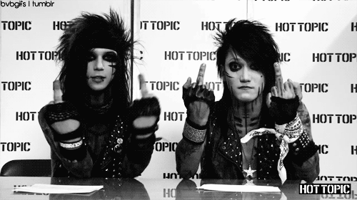 funny black veil brides - (can't do that on TV) I totally would :)