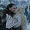 Kiss: Jon's romance with Daenerys Targaryen (Emilia Clarke) also took center stage during ... #gameofthrones #kitharington #emiliaclarke