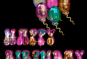 Glitter Birthday Wishes | ... Myspace Glitter Graphics - Happy Birthday Glitters - Myspace Comments