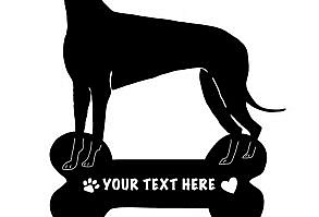 This handcrafted metal Greyhound Garden Stake or Wall Art will become a decorative favorite. A nice way to memorialize that pet you love or to add to you outdoor garden decor. 21W x 18H - size doesn't include the stake Stake or Wall Hangar attached ** ALL DOG BREEDS AVAILABLE - Please contact us for details   Makes a GREAT dog remembrance gift or a dog memorial gift Looking for different styles? Check out our Greyhound Plant Stake & Christmas Ornament by clicking the link below: