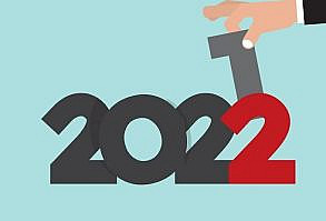 Happy New Year 2022 Stock Photography