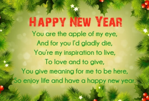 Happy New Year 2022 Wishes for Son - Hug2Love