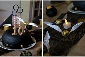 Harry Potter, Party, Deko, Ideen, Kuchen, Torte, Harry Potter Torte, DIY, Kindergeburtstag, Tischdeko