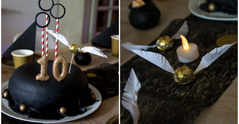 Harry Potter, Party, Deko, Ideen, Kuchen, Torte, Harry Potter Torte, DIY, Kindergeburtstag, Tischdeko