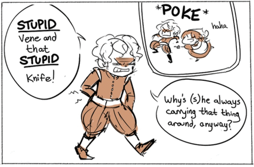 Hetalia - 2p Italy and Holy Roman Empire : The Knife GIF