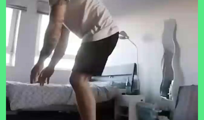 WCGW doing a back-flip while balancing on a cylinder...? - astonishing Source #HaHaHumor, #HumorLol, #Lololololol, #GotHumor... -