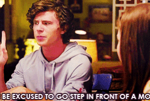 May I be excused to go step in front of a moving train?