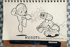 INKTBER 04 ROBOTS by FlintofMother3