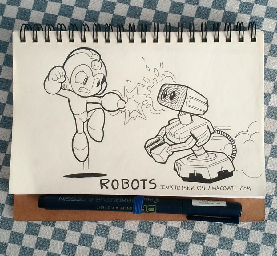 INKTBER 04 ROBOTS by FlintofMother3