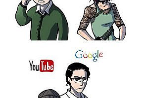 If Social Networks Were People - GraphJam - funny graphs