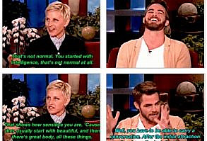 After the initial attraction dies down, there has to be the thing that engages you, and that is intelligence and humor.