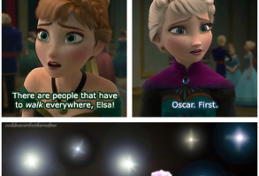 OK ELSA. YOU GOT YOUR OSCAR. PLEASE DON’T LET IT SNOW. Please Elsa. Let it go. - click through for gif