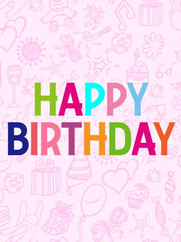 Joyful Happy Birthday Card