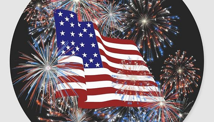 KRW Patriotic American Flag and Fireworks Stickers are great for cookouts, parades, fireworks and all your 4th of July celebrations.
