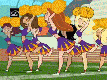 Kim Possible cheerleading