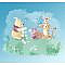Digitaldrucktapete 'Winnie the Pooh Picnic' Winnie Pooh, Ferkel und Tiger haben ein schönes Plätzchen für ihr Picknick gefunden und machen es sich auf der Blumenwiese im Sonnenschein gemütlich. Eigenschaften: Waschbeständig Leichte Verschmutzungen können mit einem feuchten Schwamm entfernt werden. Sehr gut lichtbeständig Wand einkleistern Nicht die Tapetenrückseite, sondern der Untergrund wird mit Kleister oder Kleber eingestrichen. Restlos trocken abziehbar Das Produkt lässt sich beim Renovieren ohne Rückstand trocken von der Wand abziehen. We