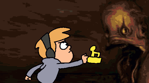 omg i can't believe that it's pewdiepie in gf o0o! i love gravity falls more then anything