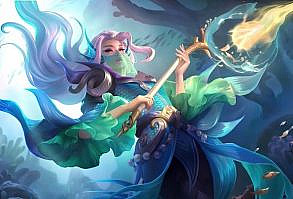 , Mocah wallpaper , luo yi, siren priestess, mobile legends, mlbb, game, skin, 4k, pc, wallpaper Source by nakpikun...