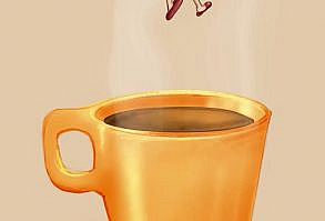 My morning routine, coffee bath! Yellow version