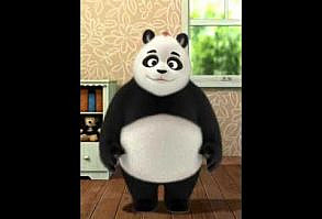 Pandabär mit zuviel Glühwein