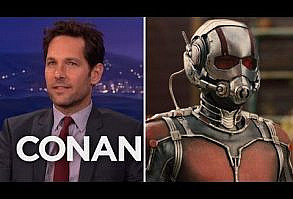 Paul Rudd Pulls Off Rudd-Rolling Conan With “Exclusive Ant-Man Clip” | The Mary Sue