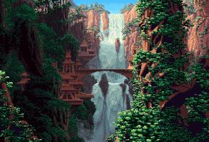 Pixel art and color cycling