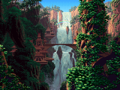 Pixel art and color cycling