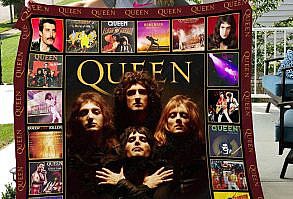 Queen Rock Band Quilt Blanket Gifts For Fans Birthday Christmas Music Gifts The fleece blanket features a lightweight, pill-free microfiber fleece that is not only supremely soft, but warm and cozy.