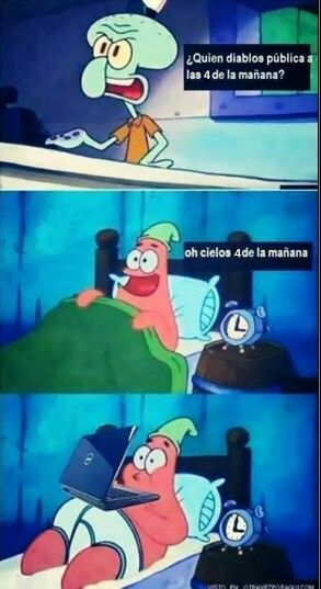 Quien publuca a las 4 am