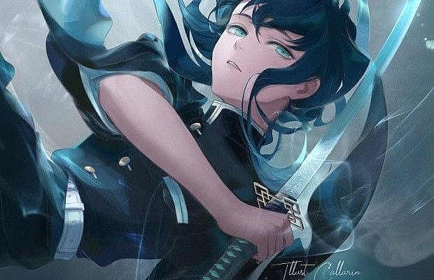 Tap on the Pin for the Artist 👆 Muichiro Tokito • Mist Hashira • Demon Slayer • Kimetsu no Yaiba