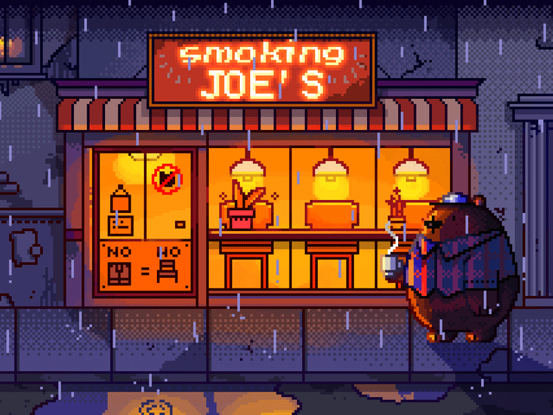 Smoking Joe's by Ioana Şopov | Dribbble | Dribbble