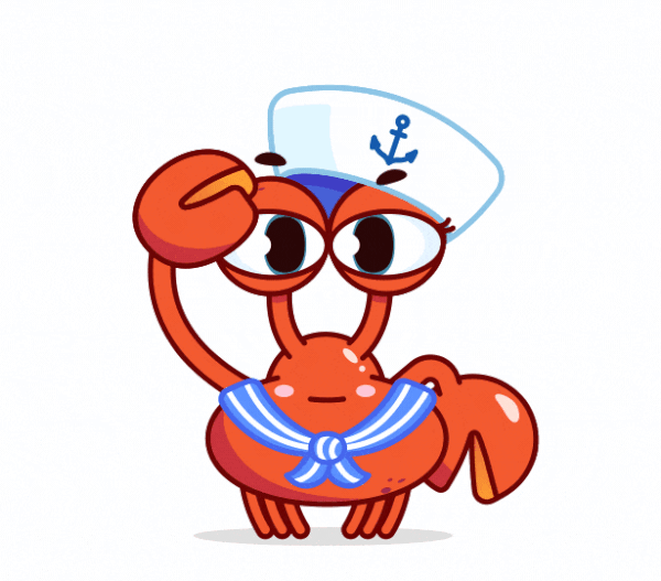 Snappy Crab - Telegram Animated Stickers on Behance