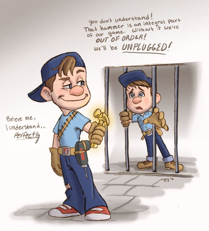 Stolen Hammer by chill13.deviantar... on @DeviantArt