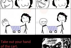 Take out your hand !