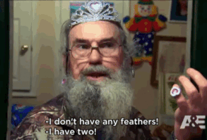 When he showed his support for feather boas. | The 21 Wisest Things Si Robertson Has Ever Said