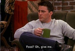 When Joey was excited about the most important thing at Chandler and Monica’s wedding. | The 27 Most Iconic