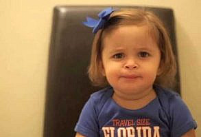 Quite possibly the cutest thing I've ever seen. I love her!